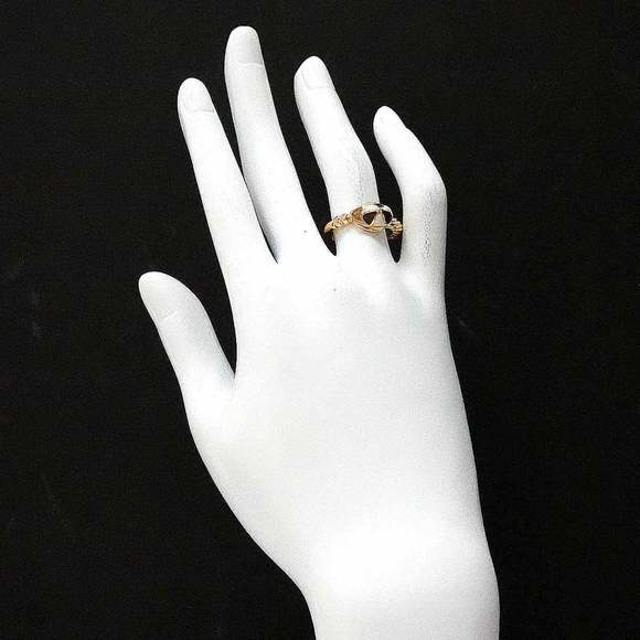 GUCCI No. 12 Ring Enamel K18 YG Yellow Gold 750 - Picture 8 of 8